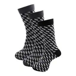 Pack of 3 Printed Socks-image-56