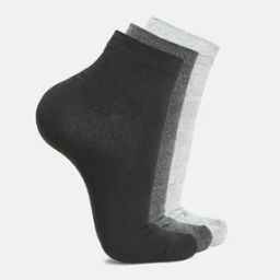Set of 3 Solid Ankle-Length Socks-19