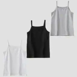  Girls Pack of 3 Camisoles-image-21