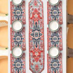 aazeem Printed Rectangular Shaped Table Runner image 1