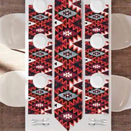 aazeem Printed Rectangular Shaped Table Runner image 1