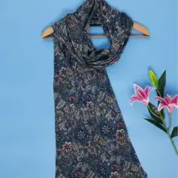 Women Floral Print Stole-image-89