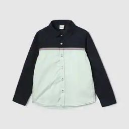 Boys Colourblock Regular Fit Shirt-22
