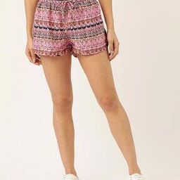 Abstract Print Hot Pants-image-9