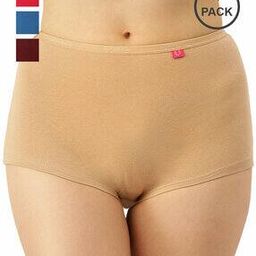 Pack of 4 Lace Border Boyshorts Panties-picture-41