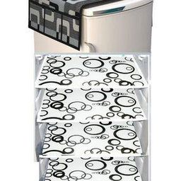 Set of 4 Printed Fridge Mats with Top Cover-image-42
