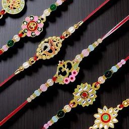 Tie-Up Traditional Design Rakhi Set      -image-26