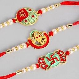 Tie-Up Traditional Design Rakhi Set      -image-69