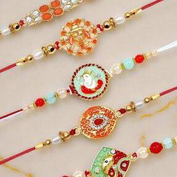 Tie-Up Traditional Design Rakhi Set       -18