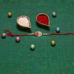 Tie-Up Traditional Design Rakhi Set  -image-54