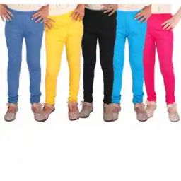 Pack of 5 Leggings with Elasticated Waistband-image-82