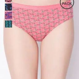 Pack of 6 Printed Hipster Panties-image-60