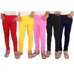 Pack of 5 Leggings with Elasticated Waistband-image-72