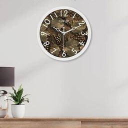 Printed Round Analogue Wall Clock-34