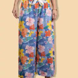 Women Floral Print Palazzos-52