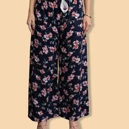 Women Floral Print Palazzos-image-27