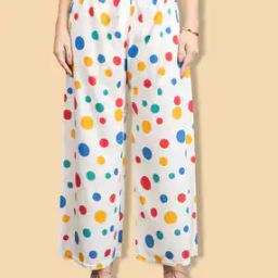 Women Polka-Dot Palazzos-image-32