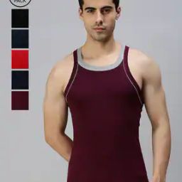 Pack of 6 Cotton Vests-image-48