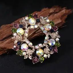 Stone-Studded Brooch-33