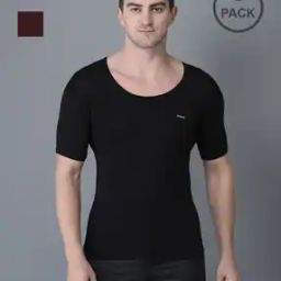 Pack of 2 Men Solid Combed Cotton Shrinkless Vest-picture-30
