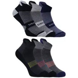 Men Pack of 6 Striped Ankle Length Socks-image-40
