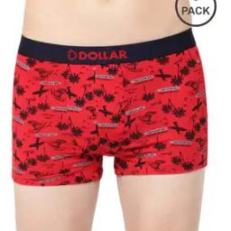 Pack of 3 Men Combed Cotton Trendy Printed Trunks-picture-27
