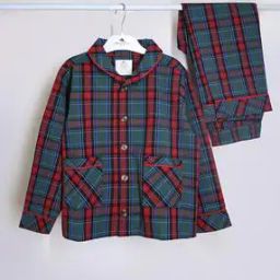 Checked 2-Piece Nightsuit Set-picture-53