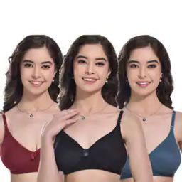 Pack of 3 Non-Wired T-Shirt Bras-47