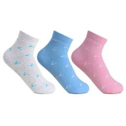 Pack of 3 Women Quirky Print Socks-31