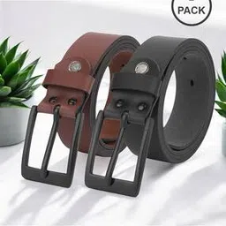 Men Pack of 2 Belts-image-34