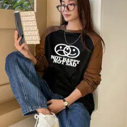 Women Relaxed Fit Round-Neck T-Shirt-image-22
