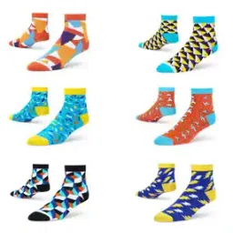 dynamocks Pack of 6 Ankle-length Socks-picture-9