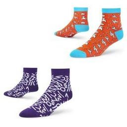Pack of 2 Printed Ankle-Length Socks-37