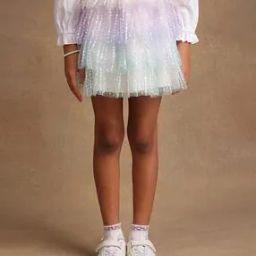 Girls Tiered Skirt with Elasticated Waist-picture-48