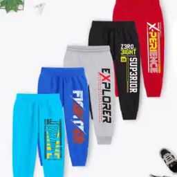 Pack of 5 Typographic Print Pyjamas-10