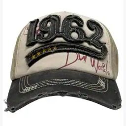 Men Patch-Work Distressed Baseball Cap-image-61