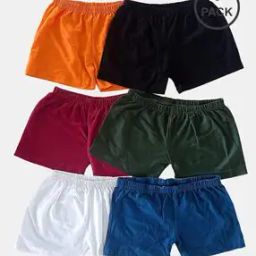 Girls Pack of 6 Assorted Boxers-40