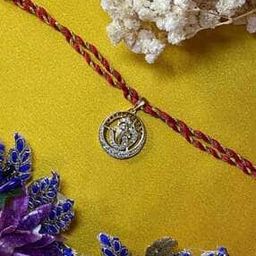 Tie-Up Gold Plated Thread Rakhi-image-65