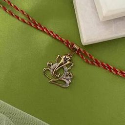Tie-Up Gold-Silver Plated Thread Rakhi-image-86