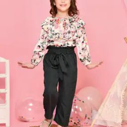 Floral Print Pants with Top-image-47