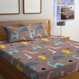 300 TC Cotton Blend King Size Bedsheet-image-12