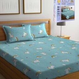 fabinaliv 300 TC Cotton Blend King Size Bedsheet-picture-47