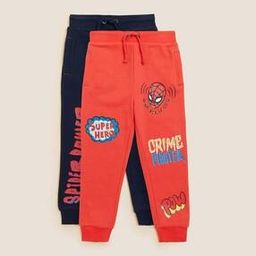 Boys Pack of 2 Superhero Joggers-picture-42