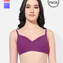Pack of 3 Non-Wired Lightly-Padded Bras-image-26