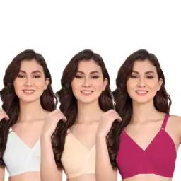 Pack of 3 Women Full-Coverage Everyday Bras-18