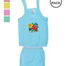 New Born Baby Pack of 5 Assorted Printed Solid Set-picture-11