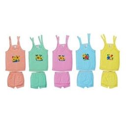 New Born Baby Pack of 5 Solid Assorted Printed Set-picture-38