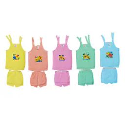New Born Baby Pack of 5 Solid Assorted Printed Set-picture-38