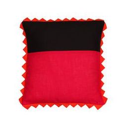 Scalloped Pattern Detail Handcrafted Cotton Cushion Cover-52