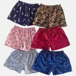 Girls Pack of 6 Assorted Boxers-image-80